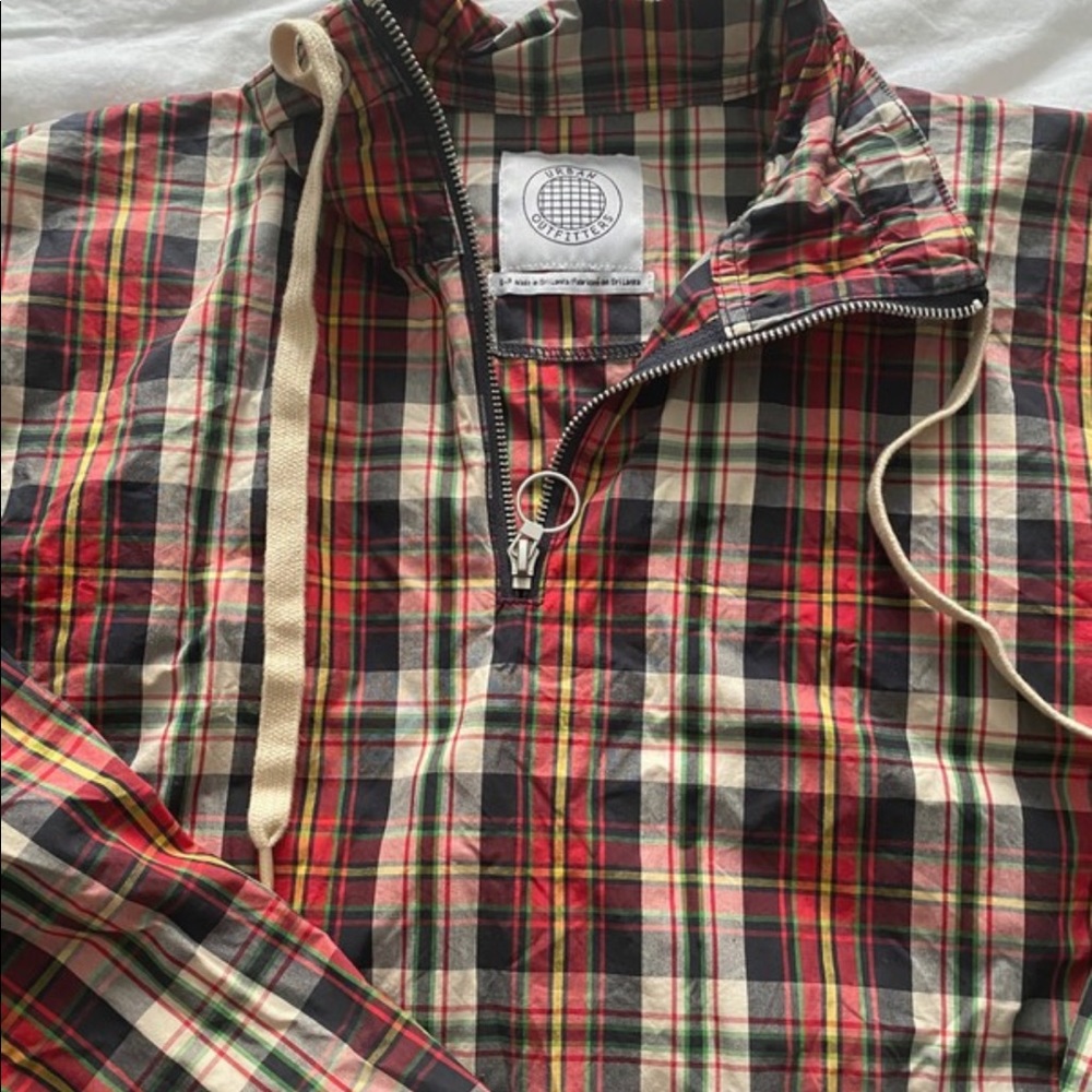 UO zip flannel